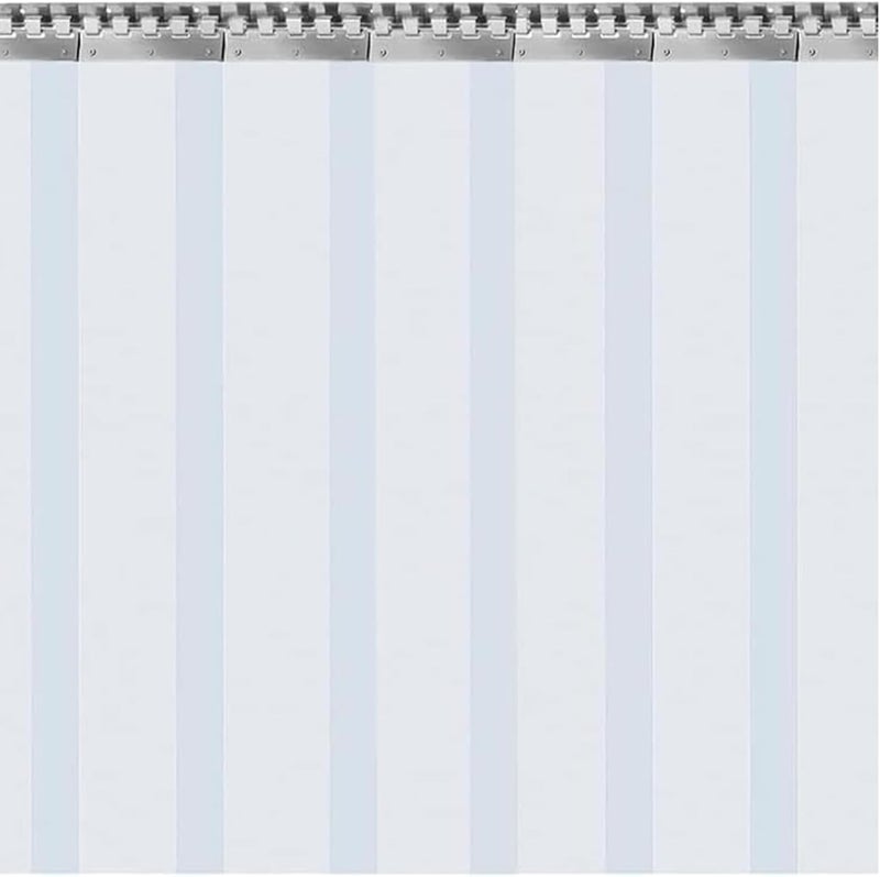 ZFDGHF Clear Plastic Strip Curtain PVC Thermal Insulated Door Curtain Strips Thickness Smooth Waterproof Door Curtains for Freezer Doors Warehouse Doors (Clear, 135x250cm/53.1x98.4in) - Image 1